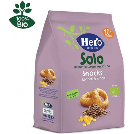 Fater Hero Solo Snack Lenticchie Mais 100% Bio 50 G