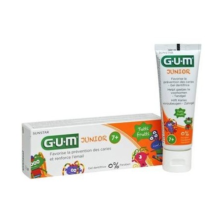 Sunstar Italiana Gum Junior Dentifricio Bambini 7/12 Fluoro 1000 Ppm 50 Ml