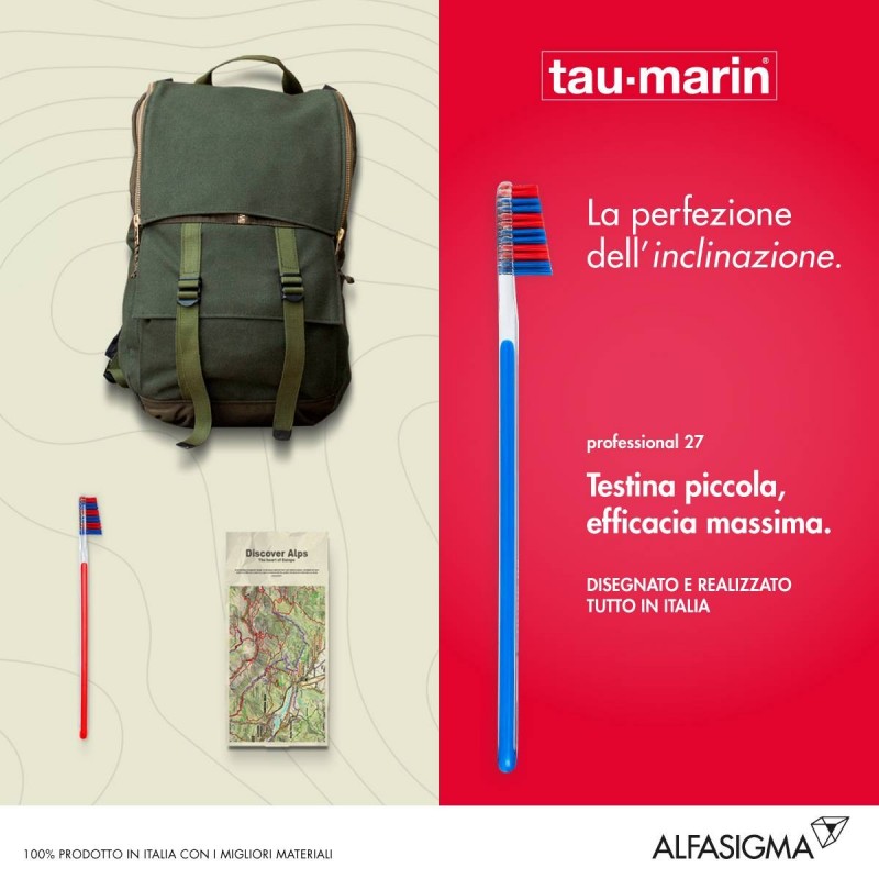 Alfasigma Taumarin Spazzolino Professional 27 Duro Con Antibatterico