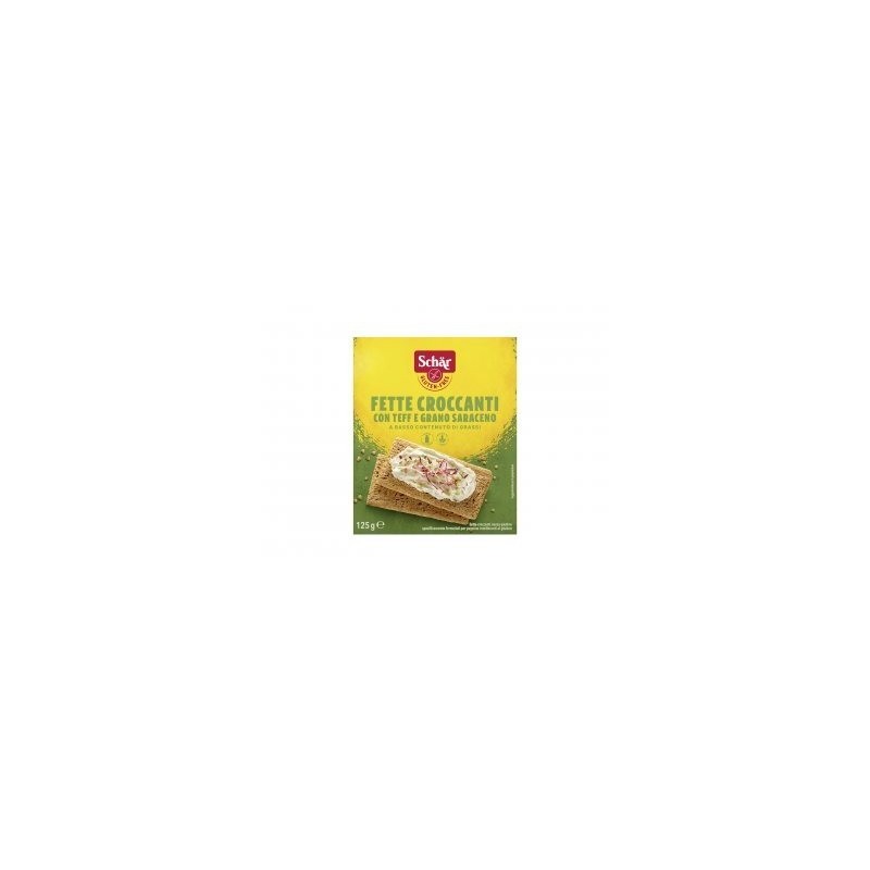 Dr. Schar Schar Fette Croccanti Con Teff E Grano Saraceno Senza Lattosio 125 G