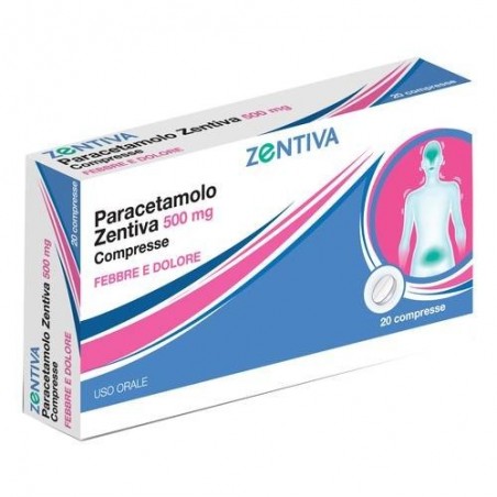 Paracetamolo Zentiva Srl 20 Compresse