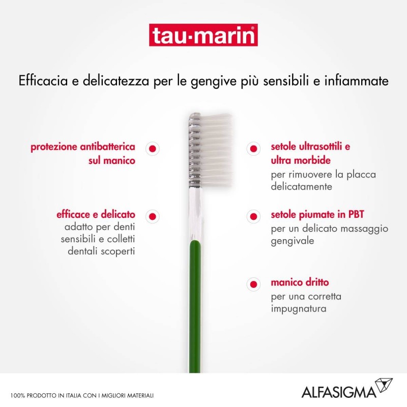 Alfasigma Taumarin Spazzolino Sensitive Denti Con Antibatterico