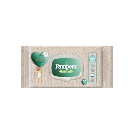 Fater Wipes Pampers Protezione Pura Naturello 52 Salviette