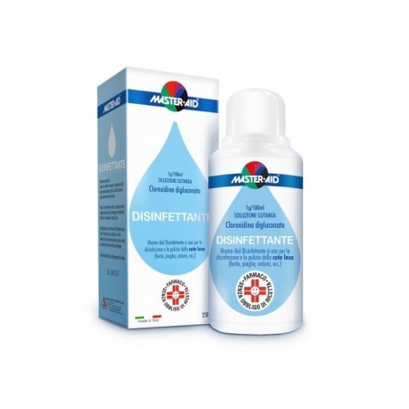 Master-aid Disinfettante 1g/100ml Soluzione Cutanea Clorexidina Digluconato