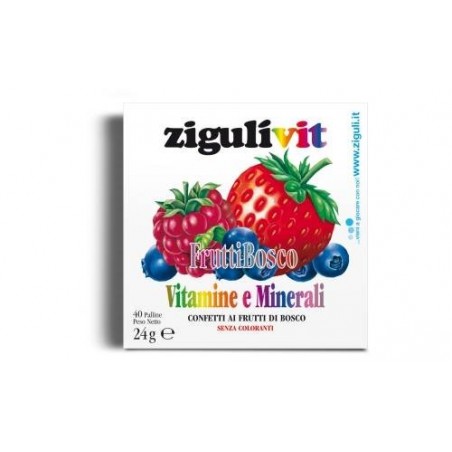 Falqui Prodotti Farmac. Ziguli Vit Fruttibosco 40 Confetti