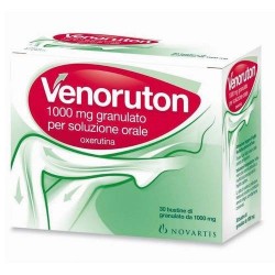 Venoruton 1000 mg Farmaco Per Insufficienza Venosa e Fragilità Capillare 30 Bustine