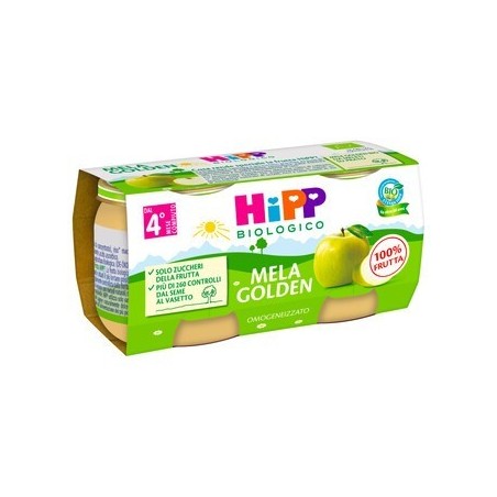 Hipp Italia Hipp Bio Omogeneizzato Mela Golden 2 X 80 G