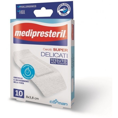 Corman Medipresteril Cerotti Delicati Super 8 X 3,8 10 Pezzi