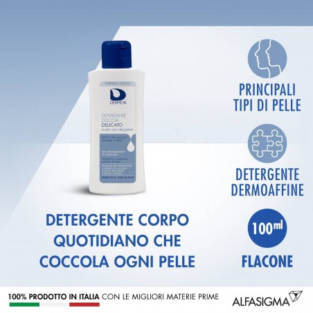 Alfasigma Dermon Detergente Doccia Delicato Uso Frequente 100 Ml