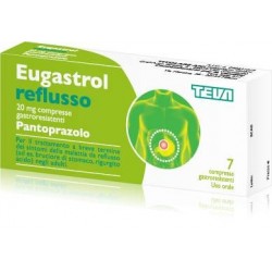 Eugastrol Reflusso 20 mg Pantoprazolo 7 Compresse Gastroresistenti