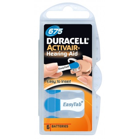 Duracell Italy Duracell Easy Tab 675 Blu Batteria Per Apparecchio Acustico