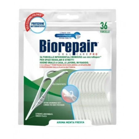 Coswell Biorepair Oral Care Antibatterico Forcelle Interdentali Monouso 36 Pezzi