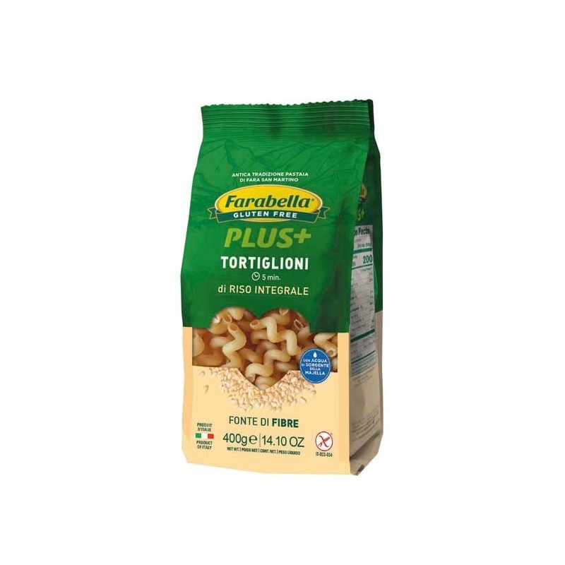 Bioalimenta Farabella Tortiglioni Riso Integrale 400 G