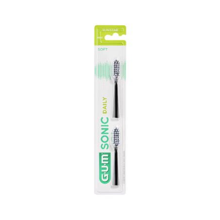 Sunstar Italiana Gum Sonic Daily Spazzolino Batteria Refill White 2 Pezzi