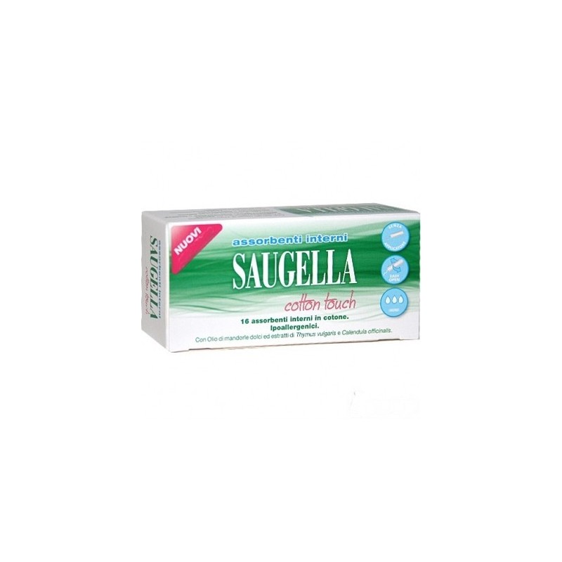 Meda Pharma Saugella Assorbenti Cotton Touch Interni Super 16 Pezzi Taglio Prezzo