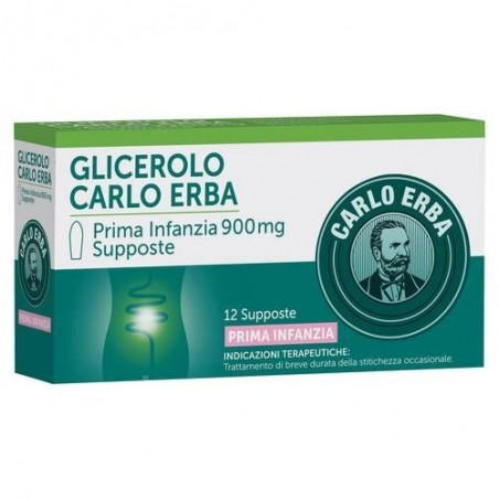 Glicerolo Carlo Erba Prima Infanzia 900 Mg Supposte