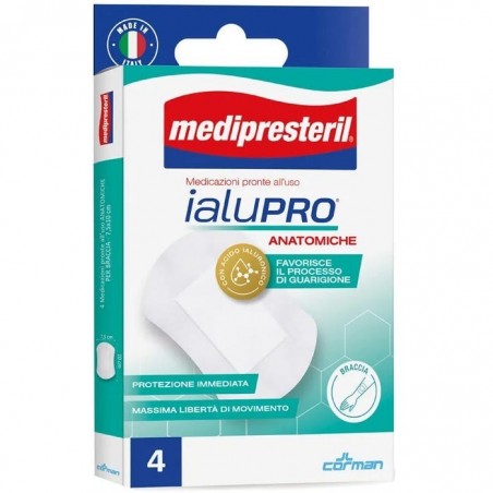 Corman Medipresteril Ialupro Braccia 7,5x10 Cm 4 Pezzi