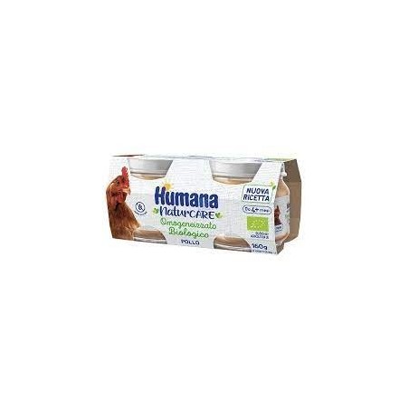 Humana Italia Humana Omogeneizzato Pollo Biologico 2 Pezzi 80 G