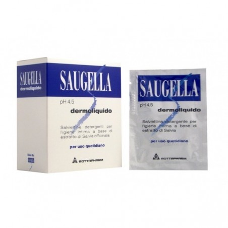 Meda Pharma Saugella Dermoliquido Ph 4,5 Salviettine Igiene Intima Benessere Quotidiano 10 Pezzi