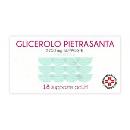 Glicerolo Pietrasanta Adulti 2250 Mg Supposte