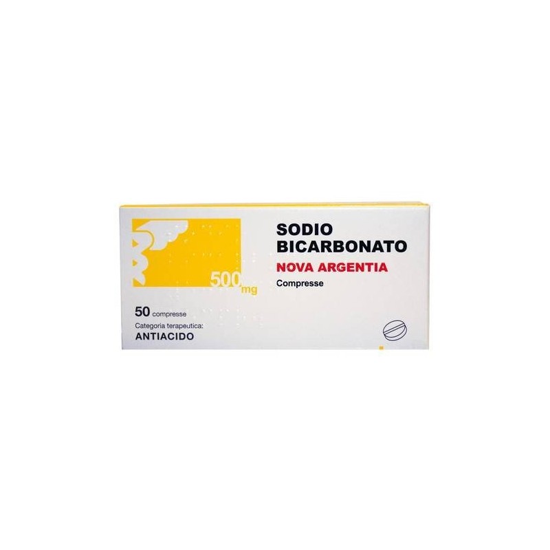 Sodio Bicarbonato Nova Argentia 500 Mg Compresse Sodio Bicarbonato