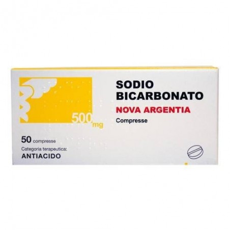 Sodio Bicarbonato Nova Argentia 500 Mg Compresse Sodio Bicarbonato