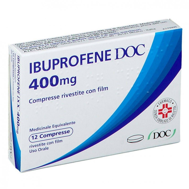 Ibuprofene Doc 400 Mg Compresse Rivestite Con Film Medicinale Equivalente