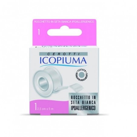 Desa Pharma Cerotto Icopiuma In Rocchetto Seta Bianco Ipoallergenico 2,5 Cm X 5 M