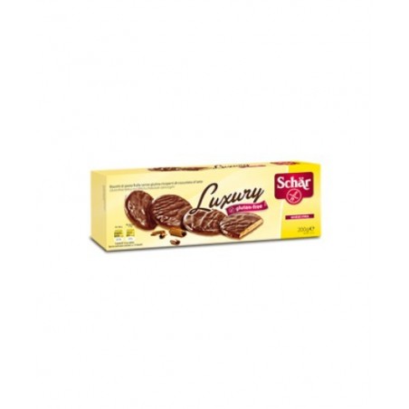 Dr. Schar Schar Luxury Biscotti Di Pasta Frolla Ricoperti Di Cioccolato Al Latte 200 G