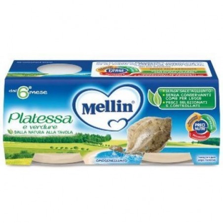 Danone Nutricia Soc. Ben. Mellin Omogeneizzato Platessa 2x80 G