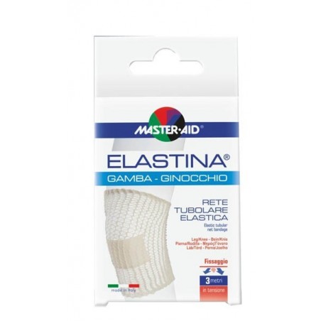 Pietrasanta Pharma Rete Tubolare Elastica Ipoallergenica Master-aid Elastina Gamba/ginocchio 3 Mt In Tensione Calibro 5 Cm