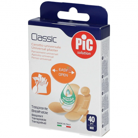 Pikdare Cerotto Pic Classic Mix Antibatterico 40 Pezzi