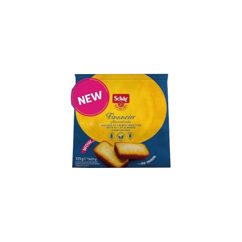 Dr. Schar Schar Financier Merendina 5 Pezzi Da 25 G