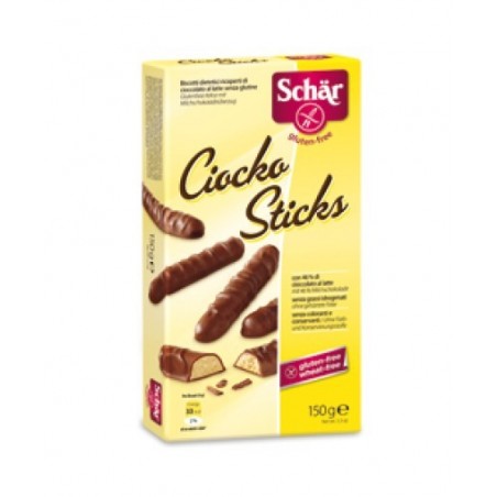 Dr. Schar Schar Ciocko Stick Ricoperti Di Cioccolato Al Latte 150 G