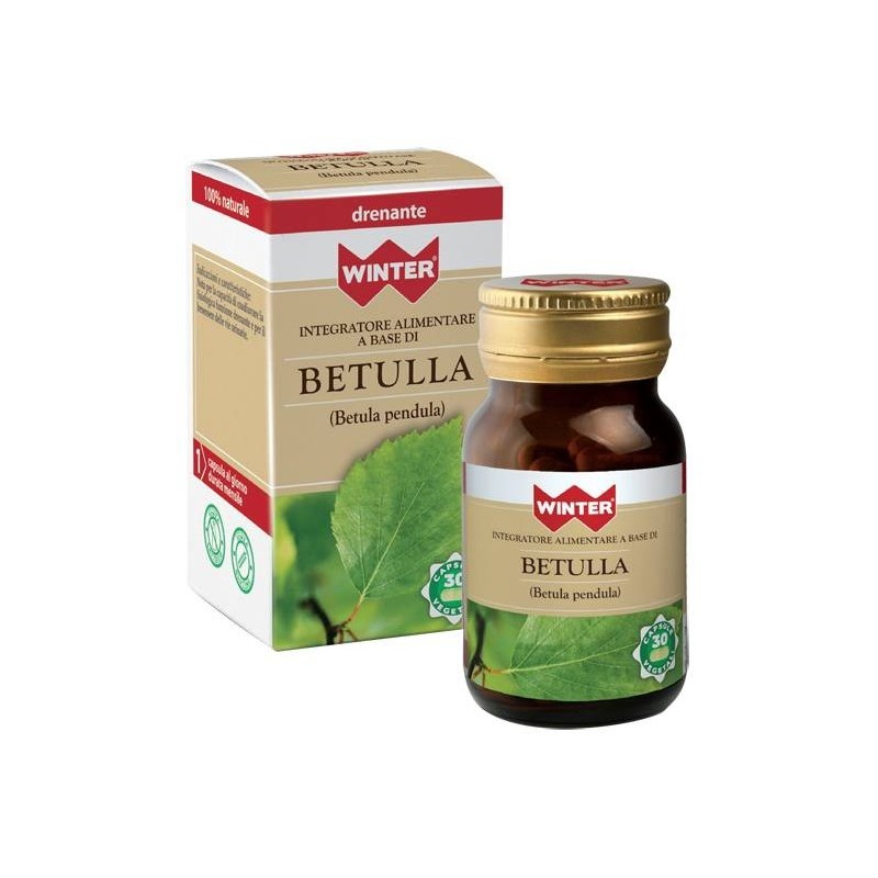 Betulla Integratore Drenante 30 Capsule Winter