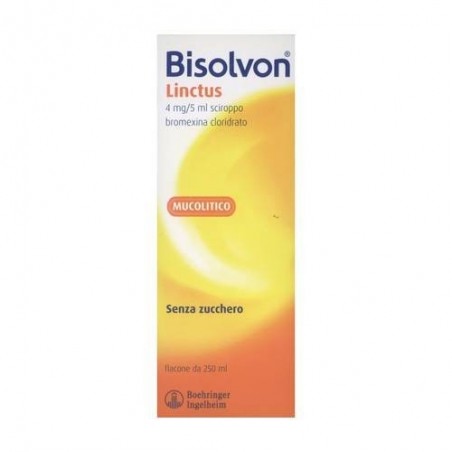 Bisolvon Linctus Sciroppo fluidificante per Tosse Grassa 250 ml