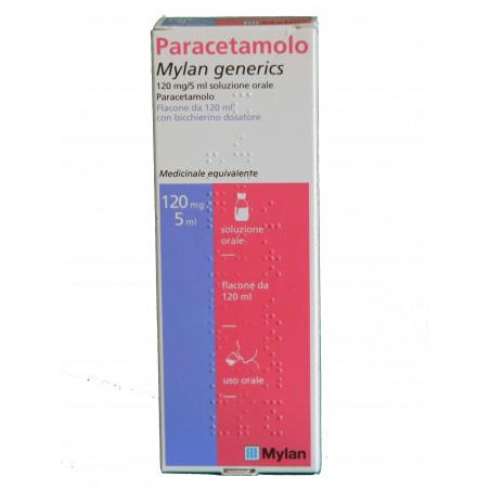 Paracetamolo Mylan Generics 120 Mg/5 Ml Soluzione Orale Medicinale Equivalente