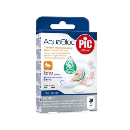 Pikdare Cerotto Pic Aquabloc Mix Antibatterico 20 Pezzi