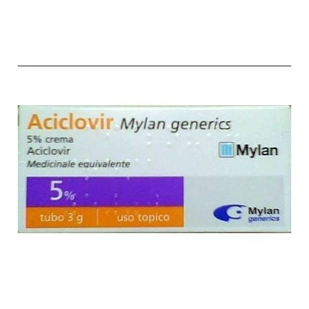 Aciclovir Mylan Generics 5% Crema Medicinale Equivalente