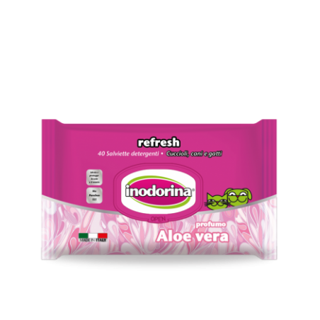 Pet Village Salviette Aloe Vera Inodorina 40 Pezzi