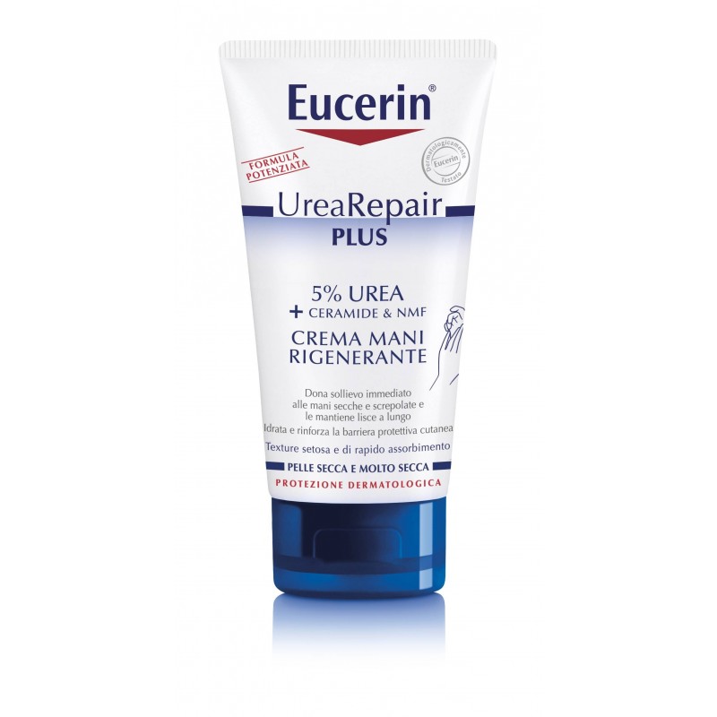 Beiersdorf Eucerin Urearep Crema Mani 5% 30 Ml