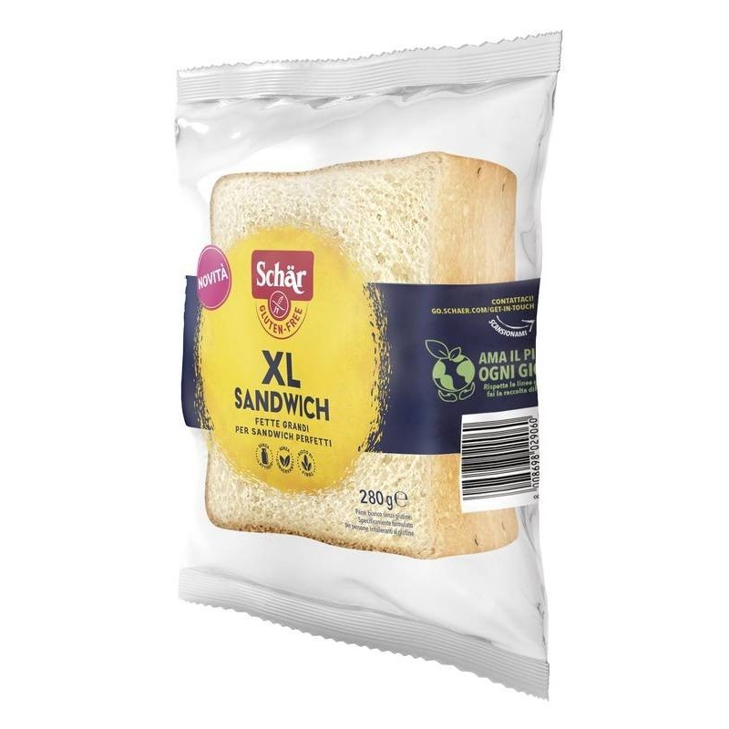 Dr. Schar Schar Xl Sandwich Pane Bianco Senza Lattosio 280 G