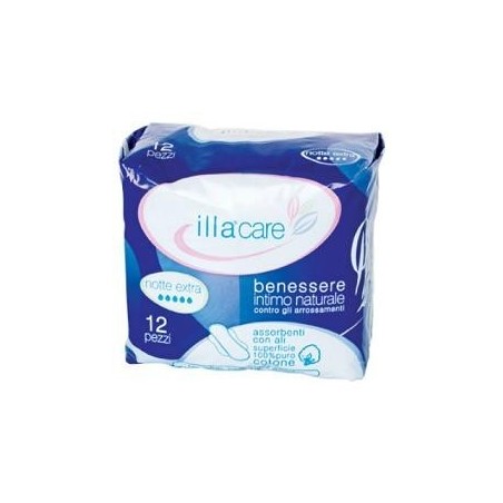 Pietrasanta Pharma Illa Care Assorbente Notte Extra 12 Pezzi