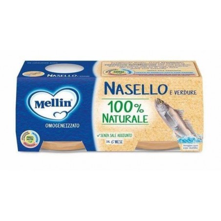 Danone Nutricia Soc. Ben. Mellin Omogeneizzato Nasello 2 X 80 G