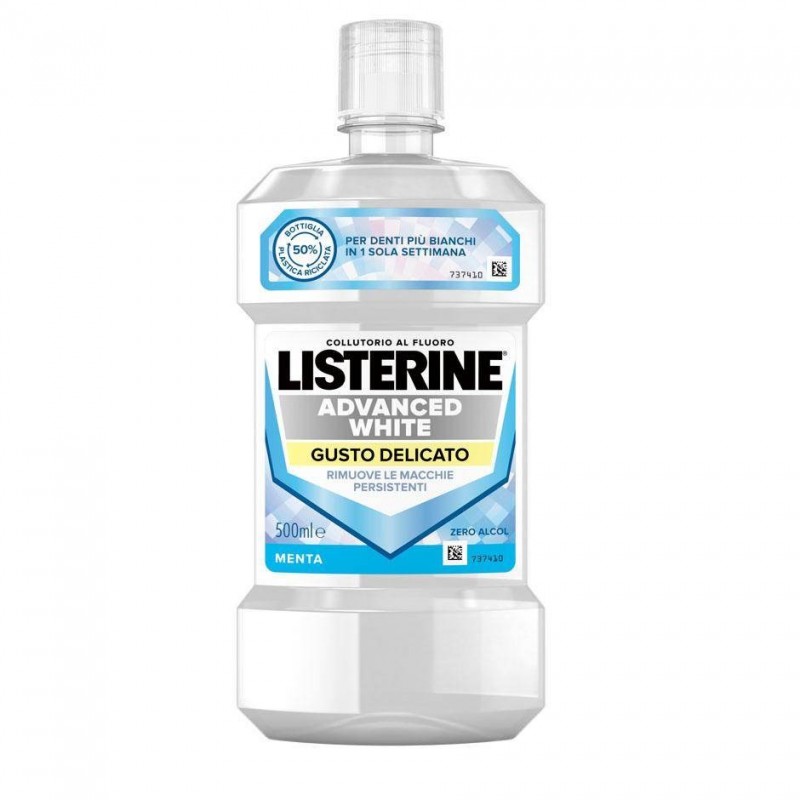 Johnson & Johnson Listerine Advanced White Gusto Delicato 500 Ml