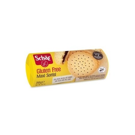 Dr. Schar Schar Maxi Sorrisi Biscotti Con Crema Al Cacao 250 G