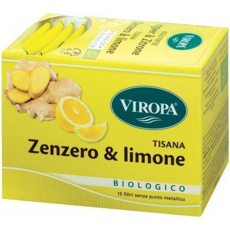 Viropa Import Viropa Zenzero&limone Biologico 15 Filtri