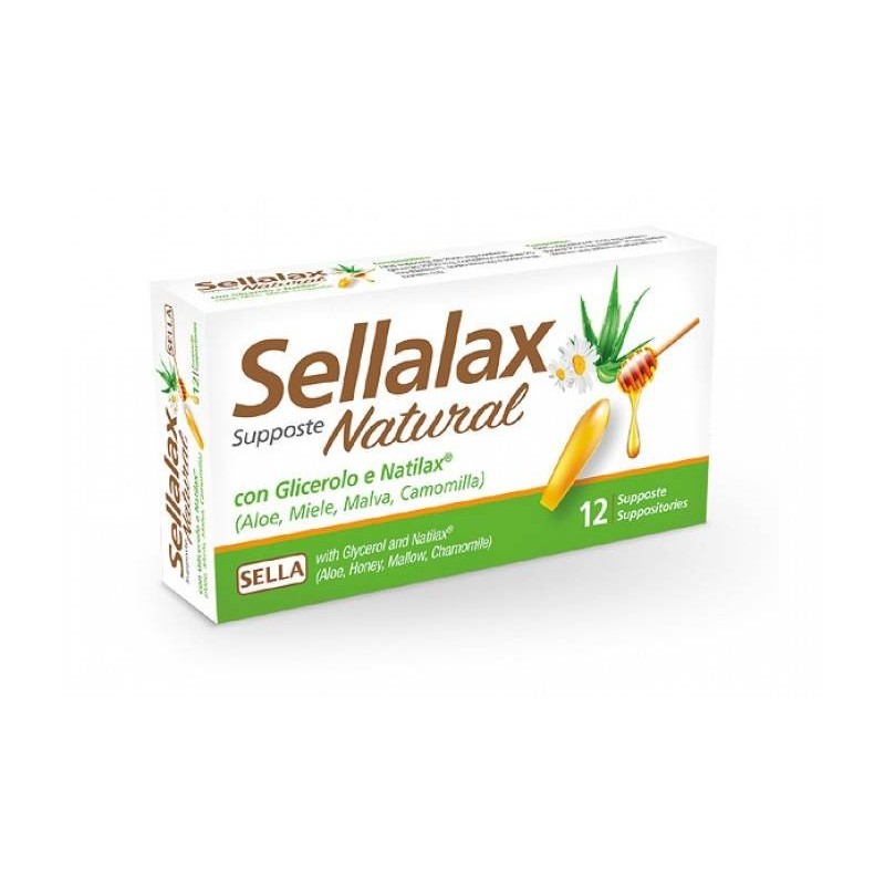 Sellalax Natural Md 12 Supposte