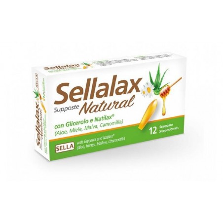 Sellalax Natural Md 12 Supposte