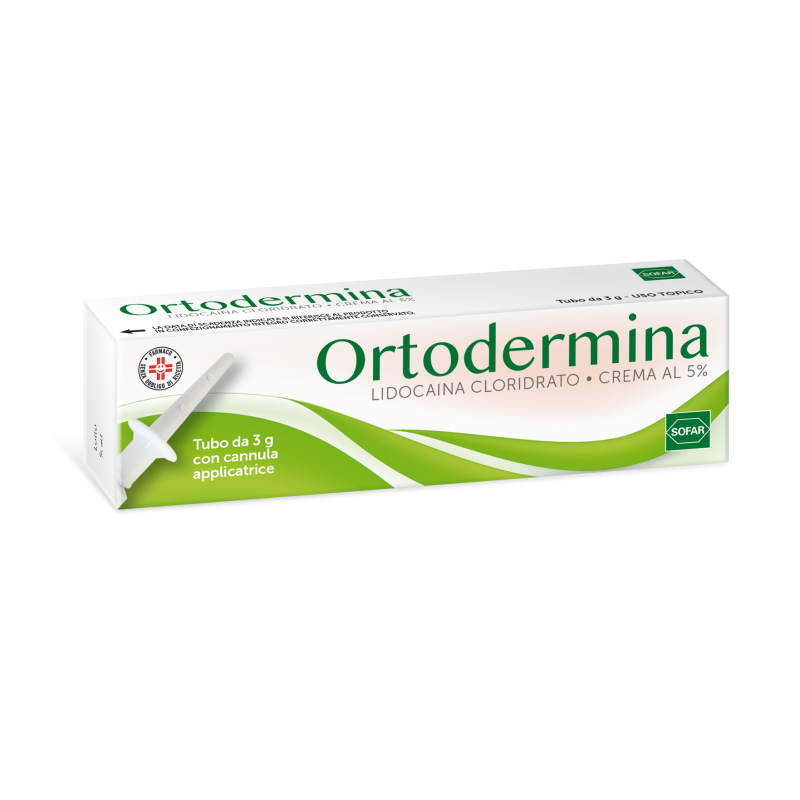 Ortodermina Crema Al 5%  Lidocaina Cloridrato